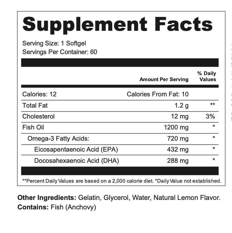 OMEGA-3 fish oil